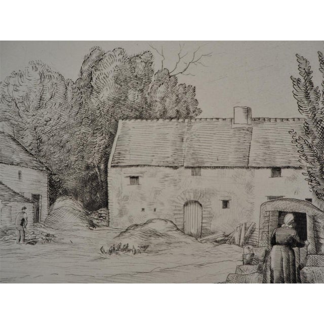 Jean-Emile Laboureur, The Village Well, 1928, Etching For Sale - Image 5 of 7