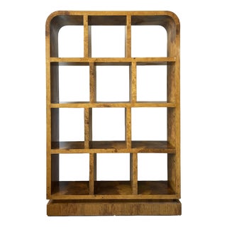Vintage Deco Bookcase, 1980s For Sale