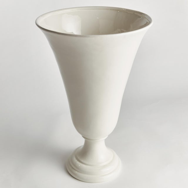 Talk about scale! This is a real statement piece. The Mirabelle Grande Trumpet Vase is made in classic Italian style. A...
