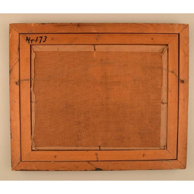 Sven Rybin, Modernist Landscape, Early 20th Century, Oil on Board For Sale - Image 6 of 7