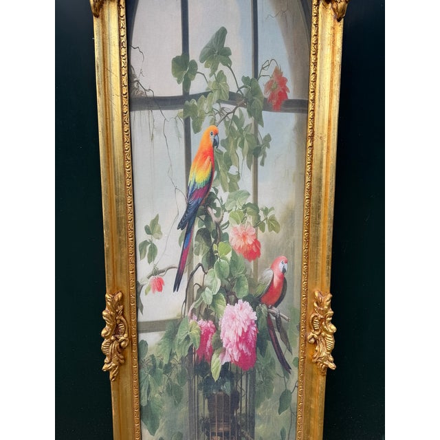 1970s French Louis XVI Gold Beech Bird Wall Art - 1 Pc For Sale - Image 4 of 12