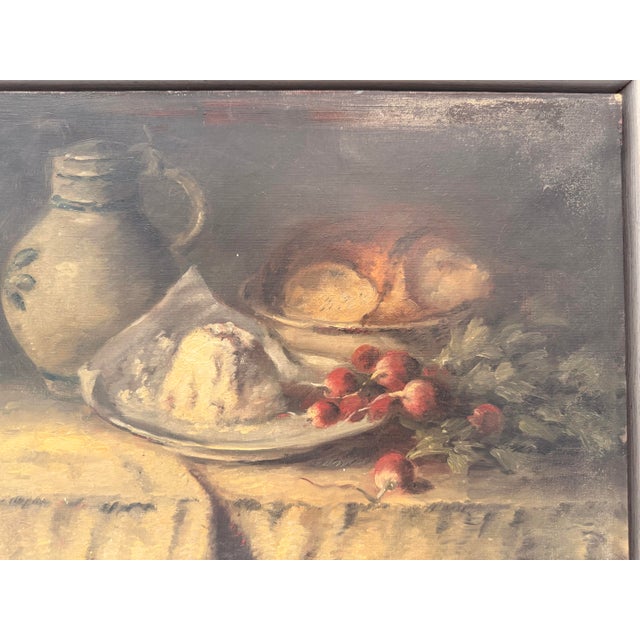 French 19th Century Still Life Oil on Canvas For Sale In New York - Image 6 of 6