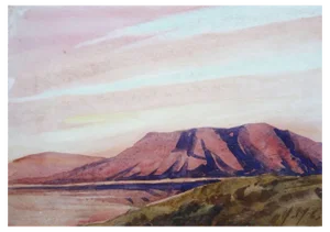 Herberts Mangolds, Morning, 1965, Watercolor on Paper