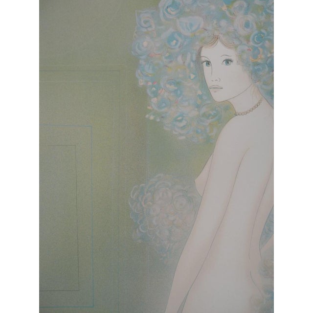 Guy Ribes, Nu aux fleurs, Nude, Lithograph For Sale - Image 5 of 9