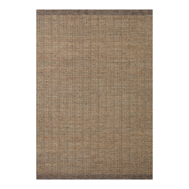Jean Stoffer x Loloi Cornwall Mocha / Natural 2'-6" x 9'-9" Runner Rug For Sale