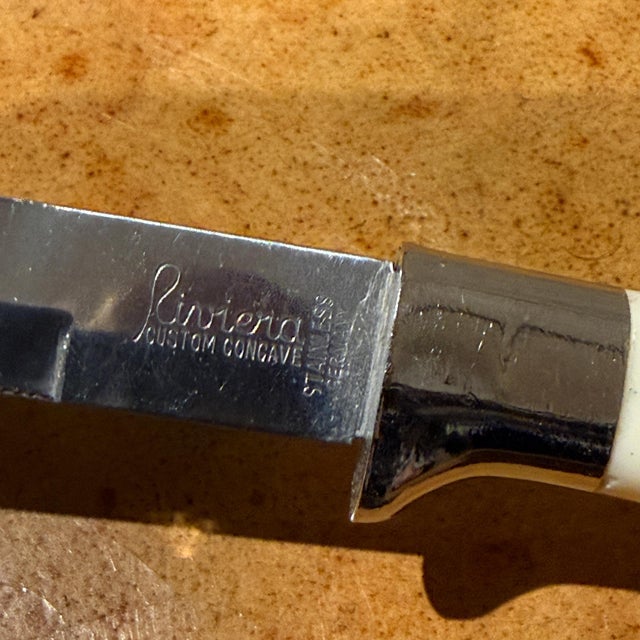 Riviera Cutlery, Custom Concave, Stainless Germany Box Set of 6 Knives For Sale - Image 9 of 18