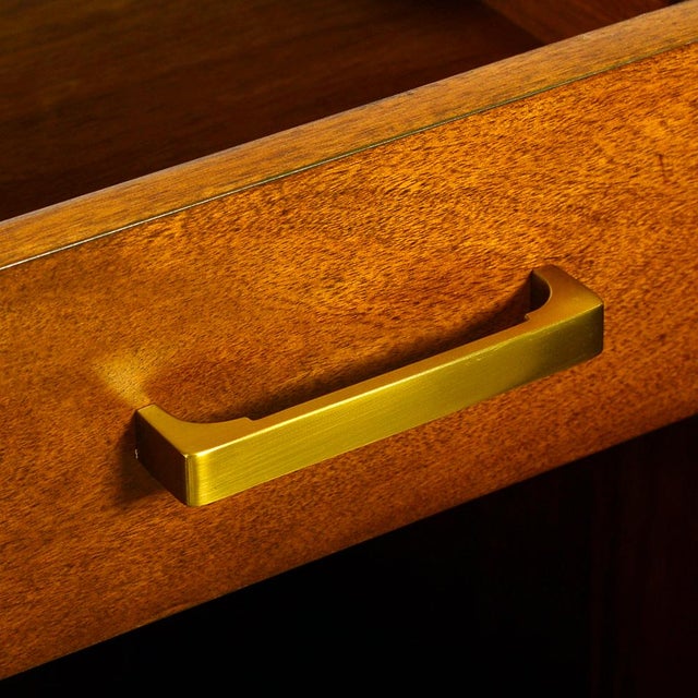 Contemporary Art Deco Burl Wood Bar Cabinet For Sale - Image 11 of 12