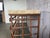 Rustic Console Table With Textured Stone Top and Hand-Forged Iron Base For Sale In Los Angeles - Image 6 of 18