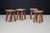 French Primitive Oak Stool, 1960s For Sale - Image 4 of 13