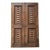 Vintage Hand Carved Teak Wood Shutter Repurposed Wall Art For Sale