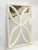 White 1970 Faux Bois Hand Carved Wood Wall Mirror Hollywood Regency Off-White, Italy For Sale - Image 8 of 12