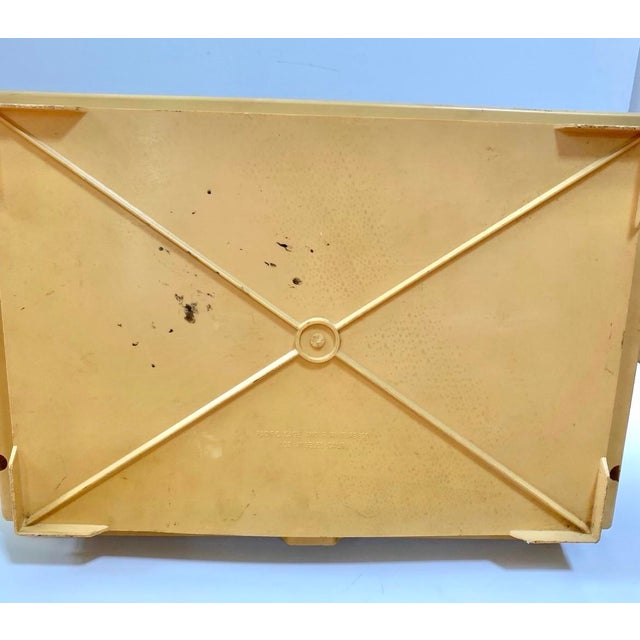 Vintage 1950s Hollywood Regency Gold Metal Bird Cage With Floral Accents For Sale - Image 10 of 10