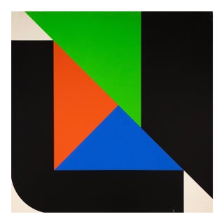 Georg Karl Pfahler Ost-West Transit Series I Signed Mod Lithograph 45/110 Art For Sale