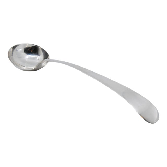 Plain Silver Soup Ladle For Sale