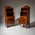Pair of bookshelves or étagères from the 19th century. Each features two open shelves, a drawer, and a lockable lower...