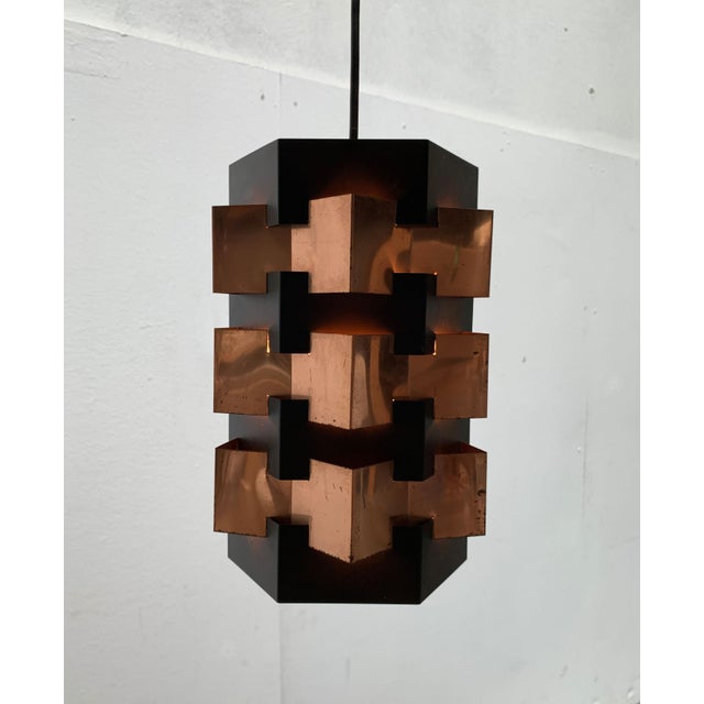 Mid-Century Danish Copper Pendant from Lyfa, 1960s For Sale - Image 11 of 18