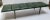 Mid-Century Modern Custom “Milano” Metal Bench With Green Leather Seat For Sale - Image 3 of 9