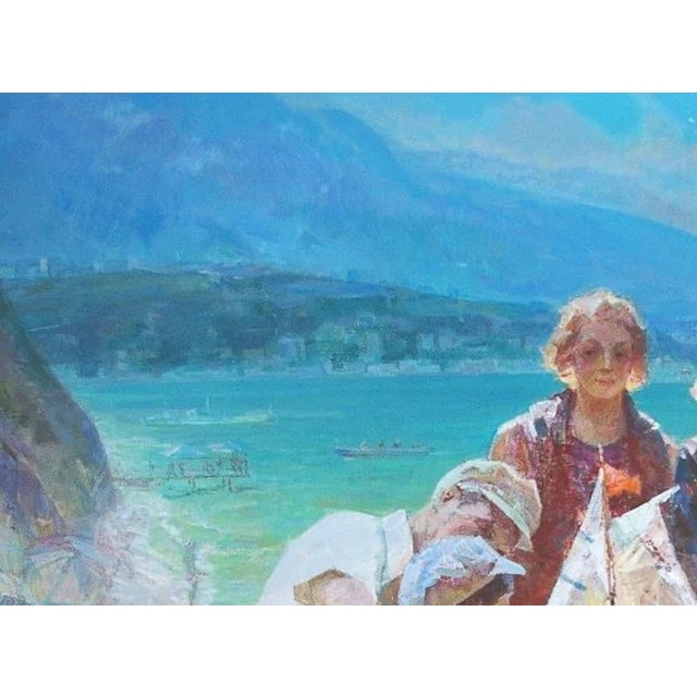 FREE SHIPPING worldwide. The painting will be rolled up and packed securely in a special protective tube. Note: The...