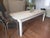 Wood Antique White Dining Table For Sale - Image 7 of 8