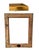 Wood Ornate, Beveled Solid Giltwood Frame For Sale - Image 7 of 7