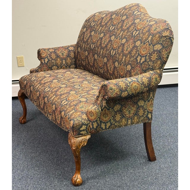 Fairfield Furniture Camelback Chippendale Settee For Sale In New York - Image 6 of 9