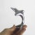 1960s Mid Century Modern Hoselton Canada Aluminum Dolphin Sculpture Modernist For Sale - Image 5 of 8