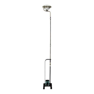 Castiglioni Toio Industrial Black Floor Lamp by Flos For Sale