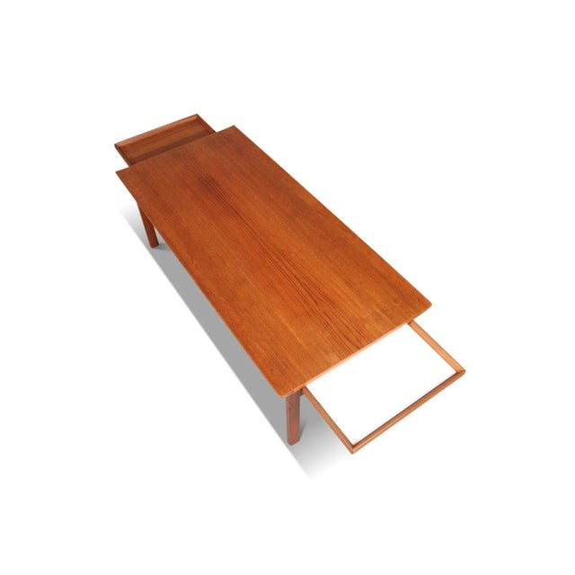 Mid 20th Century Mid 20th Century Chess Board Coffee Table in Teak by Edvard + Tove Kindt Larsen For Sale - Image 5 of 7
