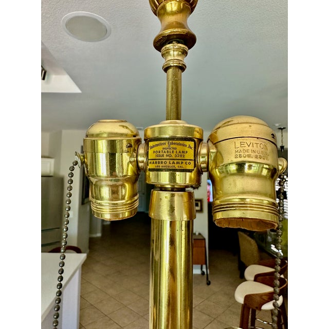 Large Murano Blue Seguso Table Lamp for Marbro For Sale - Image 13 of 16