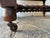 Brown Antique Victorian Barley Twist Armchair on Casters For Sale - Image 8 of 11