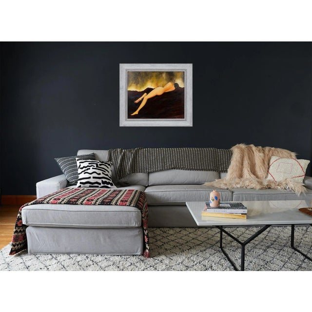 Lying Nude Study Oil Painting by Robert Roujas For Sale - Image 4 of 13