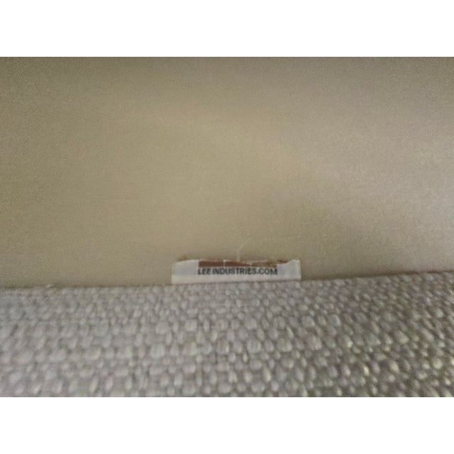 Contemporary Lee Industries 3-Seater Sofa in Quill Snow Upholstery For Sale - Image 3 of 7