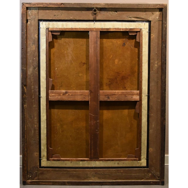 Roman School Artist, Saint Michael the Archangel Chasing Away Rebel Angels, 1600s-1700s, Oil on Canvas, Framed For Sale - Image 13 of 16