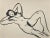 Nude is an original drawing in watercolor, realized in the Mid-20th Century by Jean Delpech (1916-1988). Good conditions....