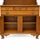 Vintage Sprague & Carleton Solid Rock Maple Farmhouse Hutch With Scalloped Shelves For Sale - Image 4 of 9