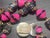 A double strand 20” necklace with matching cluster clip on earrings with lava rock beads. These distinct elements are made...