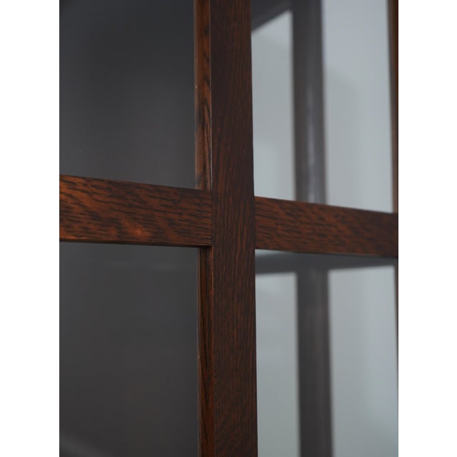 Mission Oak Arts & Crafts Stickley Bookcase For Sale - Image 10 of 16