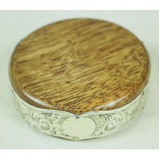 Late Victorian English Gavel and Block With Sterling Silver Label For Sale - Image 6 of 9