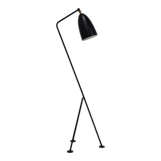 Greta Magnusson Grossman 'Grasshopper' Floor Lamp in Matte Black for Gubi For Sale