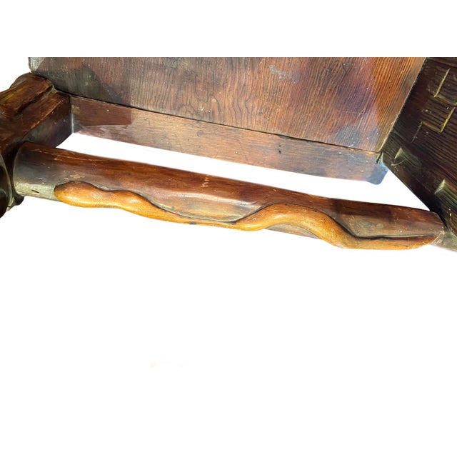 Early 1900s Antique Indian Style Chair With Kachina's For Sale In Dallas - Image 6 of 7