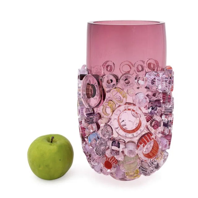 Sabine Lintzen 'Bright Field' Glass Vase For Sale In New York - Image 6 of 8