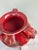 Vintage Oxblood Red Double-Handled Ceramic Urn / Vessel — Asian Chinoiserie Style For Sale - Image 4 of 9