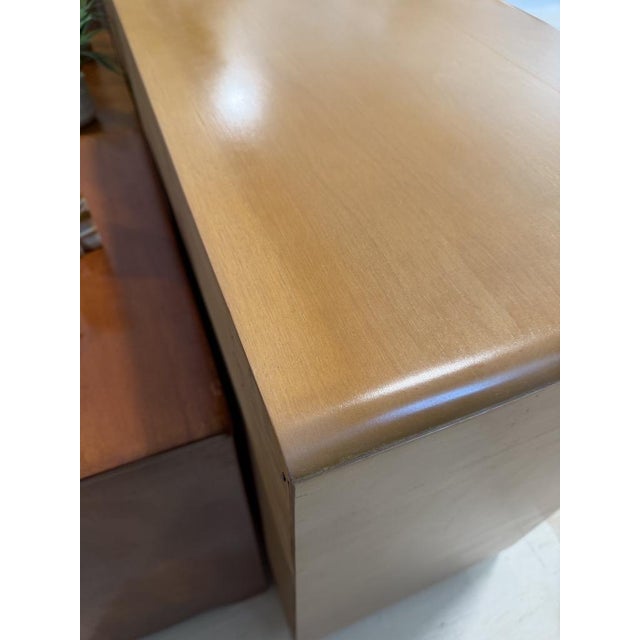 Tan Heywood Wakefield ‘Encore’ Double Dresser Model M524 For Sale - Image 8 of 16