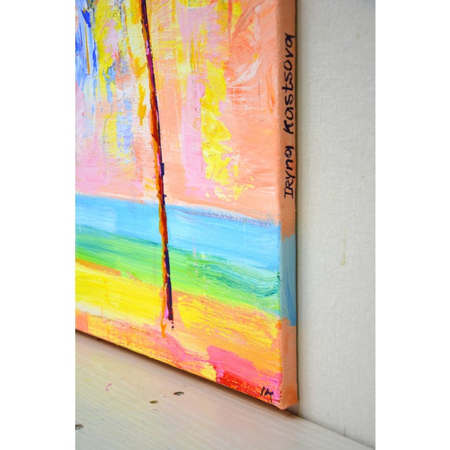 Contemporary Palms. Ocean 3. Original Contemporary Painting For Sale - Image 3 of 10