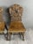 19th Century Late 19th Century Carved Wooden Chairs, Set of 2 For Sale - Image 5 of 7