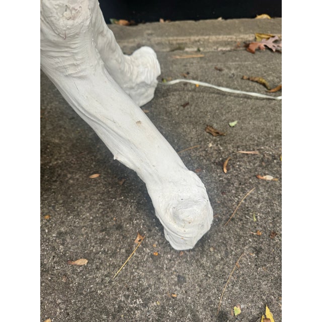 Faux Bois “Vincent” Floor Lamp by Oly For Sale - Image 9 of 9