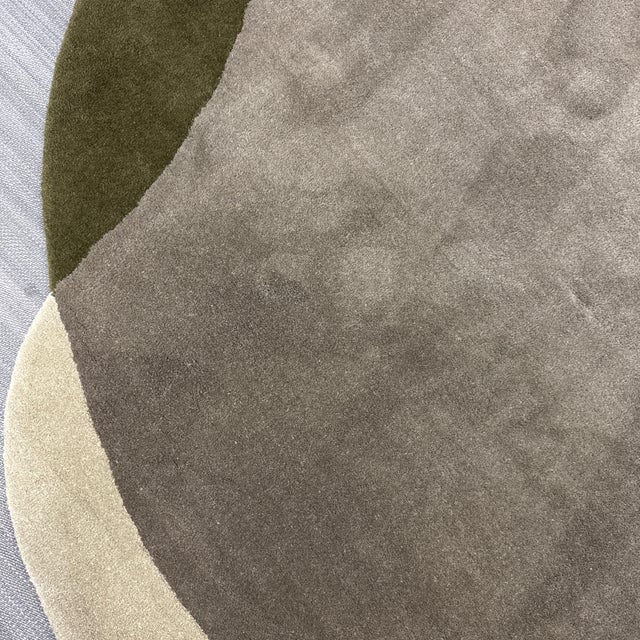 5ft 3in X 6ft 8in Brink & Campman Element Moore Moss Rug For Sale - Image 9 of 11
