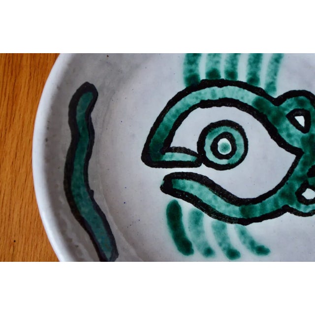 Ceramic Bowl with Fish by Taizé / Daniel De Montmollin For Sale - Image 4 of 6