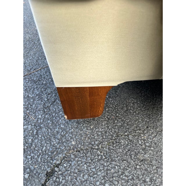 George Smith Style Standard Arm Tapestry Chair For Sale - Image 9 of 9