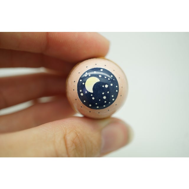 Paint Halcyon Days Enamels England May All Your Dreams Come True Egg Trinket Pill Box For Sale - Image 7 of 11